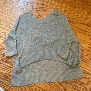 Oversized high low sweater